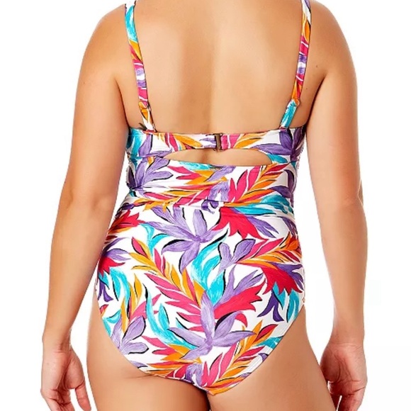 NWT Anne Cole
Women's Tropical-Print One-Piece Swimsuit size 8 - Picture 3 of 3